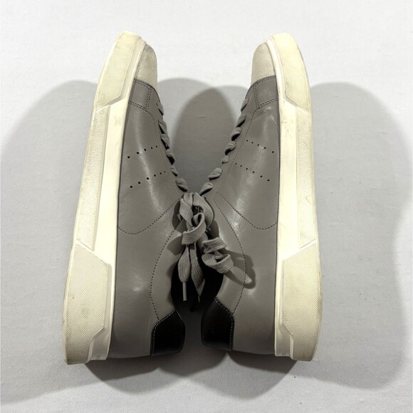 Vince Brady Gray Leather Suede Casual Lace Low Ankle Sneakers Shoes Mens Sz 11 main image 9
